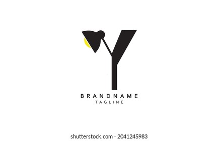 Alphabet letters Initials Monogram logo Y,Y INITIAL, Y letter 