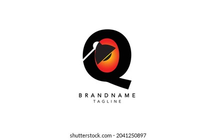 Alphabet letters Initials Monogram logo Q,Q INITIAL, Q letter 