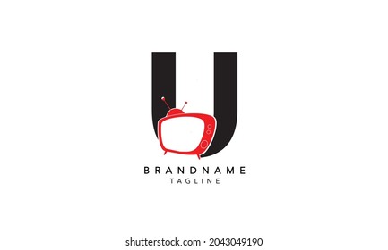 Alphabet letters Initials Monogram logo U INITIAL, U letter
