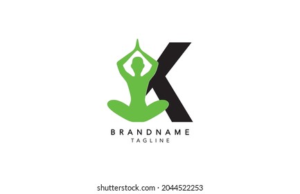 Alphabet letters Initial Monogram Logo K, K INITIAL, K-Brief