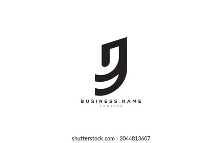 Alphabet letters Initial Monogram Logo JJ, J und J