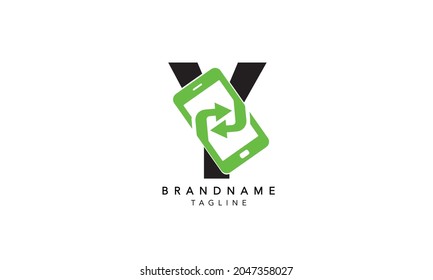 Alphabet letters Initials Monogram logo Y, Y INITIAL, Y letter