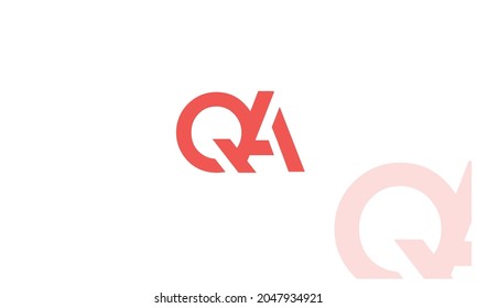 Alphabet letters Initials Monogram logo QA, AQ, Q and A