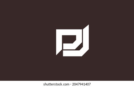Alphabet letters Initials Monogram logo DJ, JD, D and J