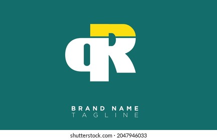 Alphabet letters Initials Monogram logo QR, RQ, Q and R