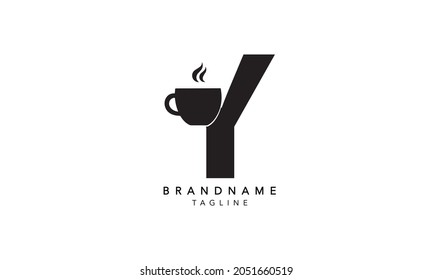 Alphabet letters Initials Monogram logo YA, YA INITIAL, YA letter