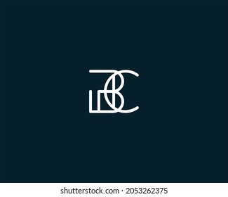 Alphabet letters Initial Monogram Logo BC, CB, B und C