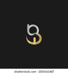 Letras alfabéticas Iniciales Logotipo Monograma BW, WB, W y B
