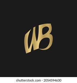 Alphabet letters Initials Monogram logo BW, WB, W and B