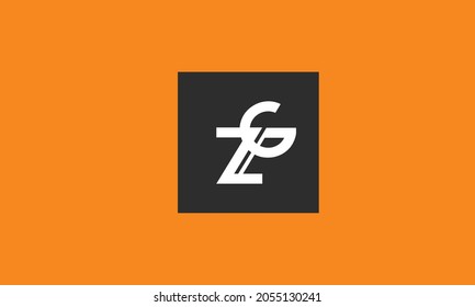 Alphabet letters Initials Monogram logo ZG, GZ, Z and G