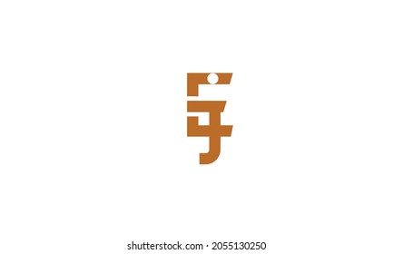 Alphabet letters Initials Monogram logo EJ, JE, E and J