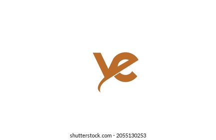 Alphabet letters Initials Monogram logo VE, EV, V and E