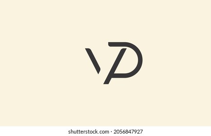 Alphabet letters Initial Monogram Logo VD, DV, V und D