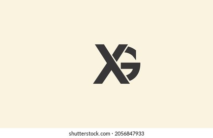 Alphabet letters Initials Monogram logo XG, GX, X and G