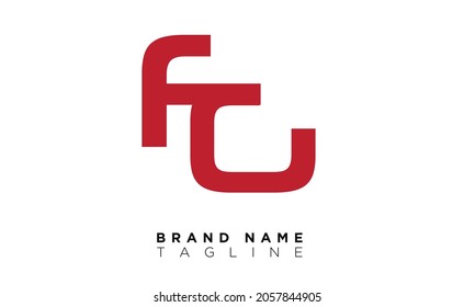 Alphabet Buchstaben Initial Monogram Logo FO, OF, F und O