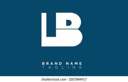 Alphabet letters Initials Monogram logo LB, BL, L and B