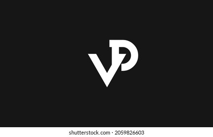 Letras alfabéticas Iniciales Logotipo Monograma VD, DV, V y D