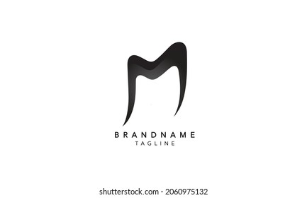 Alphabet letters Initial Monogram logo M,M INITIAL, M letter 