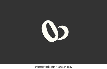 Alphabet letters Initials Monogram logo OC, CO, O and C