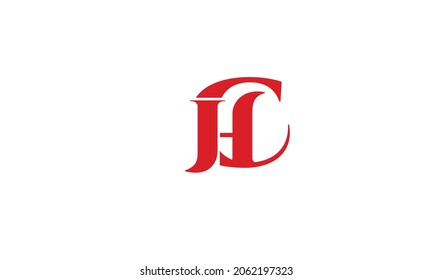 Alphabet letters Initial Monogram Logo HC, CH, H und C