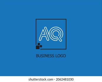 Alphabet letters Initials Monogram logo AQ, QA, A and Q