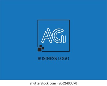Alphabet letters Initials Monogram logo AG, GA, A and G