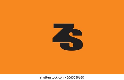 Alphabet letters Initials Monogram logo ZS, SZ, Z and S