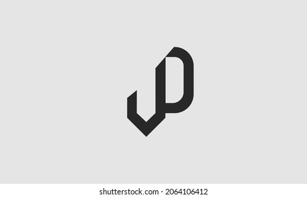 Alphabet letters Initials Monogram logo VD, DV, V and D