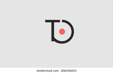 Alphabet letters Initials Monogram logo TO, OT, T and O