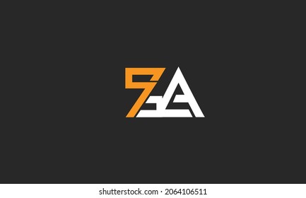 Alphabet letters Initial Monogram Logo SA, AS, S und A