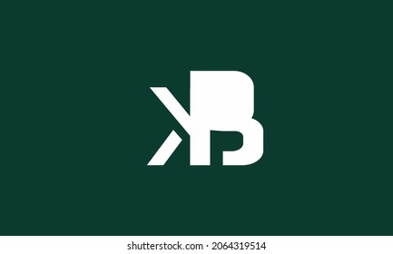 Alphabet letters Initial Monogram Logo KB, BK, K und B