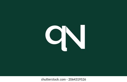 Alphabet letters Initials Monogram logo QN, NQ, Q and N
