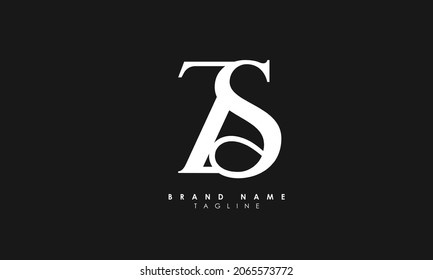 Letras alfabéticas Iniciales Logotipo Monograma ZS, SZ, Z y S