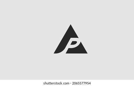 Alphabet letters Initial Monogram Logo PA, AP, P und A