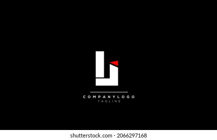 Alphabet letters Initials Monogram logo LI, LI INITIAL, LI letter