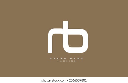 Letras alfabéticas Iniciales Monograma NB, BN, N y B