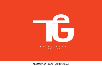 Alphabet letters Initial Monogram Logo TG, GT, T und G