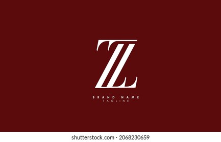 Alphabet letters Initials Monogram logo ZZ
