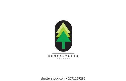 Alphabet letters Initials Monogram logo TREE, TREE INITIAL