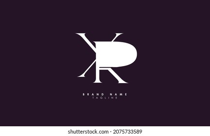 Alphabet letters Initials Monogram logo XR, RX, X and R