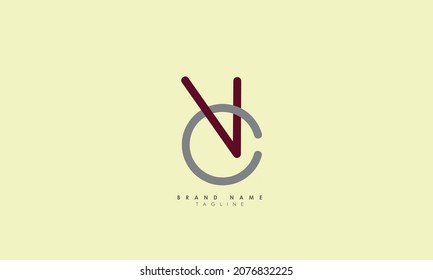 Alphabet letters Initials Monogram logo VO, OV, V and O