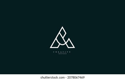 Alphabet letters Initials Monogram logo A