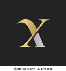 Alphabet letters Initials Monogram logo YX, XY, X and Y