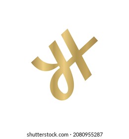 Alphabet letters Initials Monogram logo YX XY