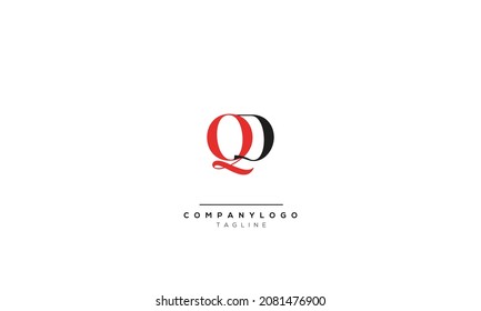 Alphabet letters Initials Monogram logo QD, QD INITIAL, QD letter