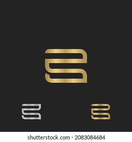 Alphabet letters Initials Monogram logo SZ ZS