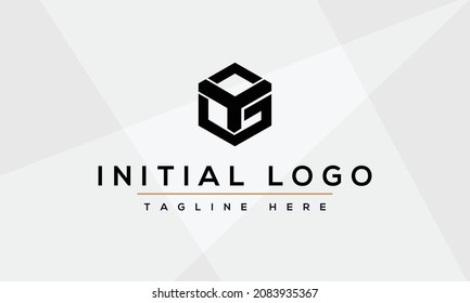 Alphabet letters Initials Monogram logo GY, YG, G and Y