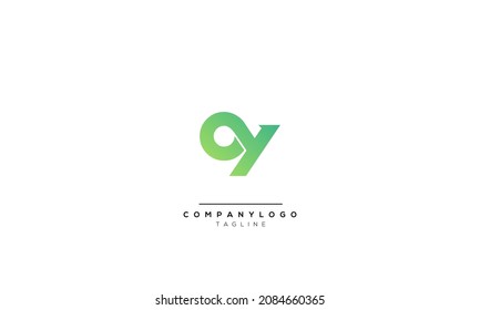 Letras alfabéticas Iniciales Logo Monograma OY, OY INITIAL, OY letter