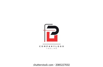 Letras alfabéticas Logo del Monograma FB, FB INITIAL, carta FB