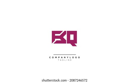 Alphabet letters Initials Monogram logo BQ, BQ INITIAL, BQ letter
